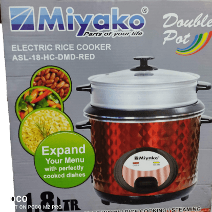 Miyako Electric Rice Cooker (ASL-18-HC-DMD)