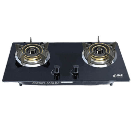 Gazi Gas Stove: Glass Burner TG2-02